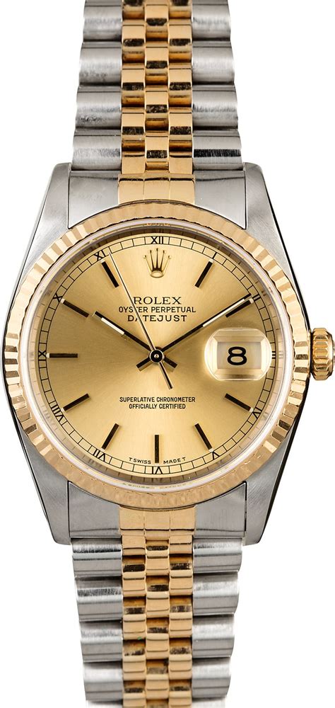 rolex datejust men's watch 16233